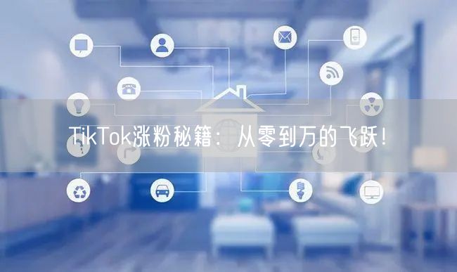 TikTok涨粉秘籍：从零到万的飞跃！